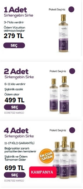 Nutriful İbni Sina Sirkengebin Prebiyotik Detox Sirkesi